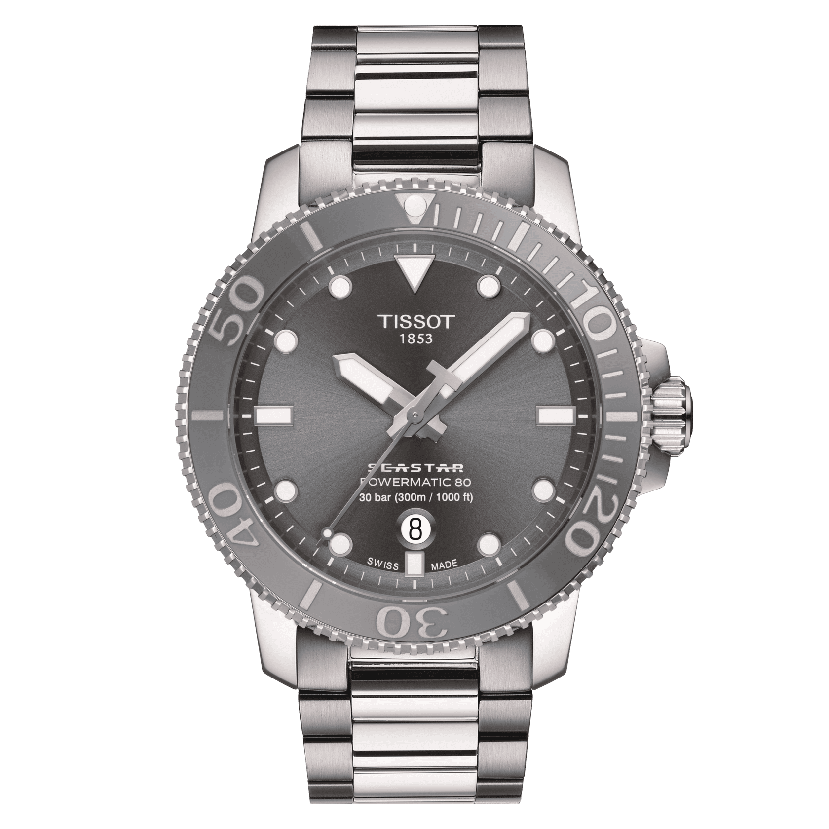 Tissot Seastar 1000 Powermatic 80 Watch (T1204071108101)