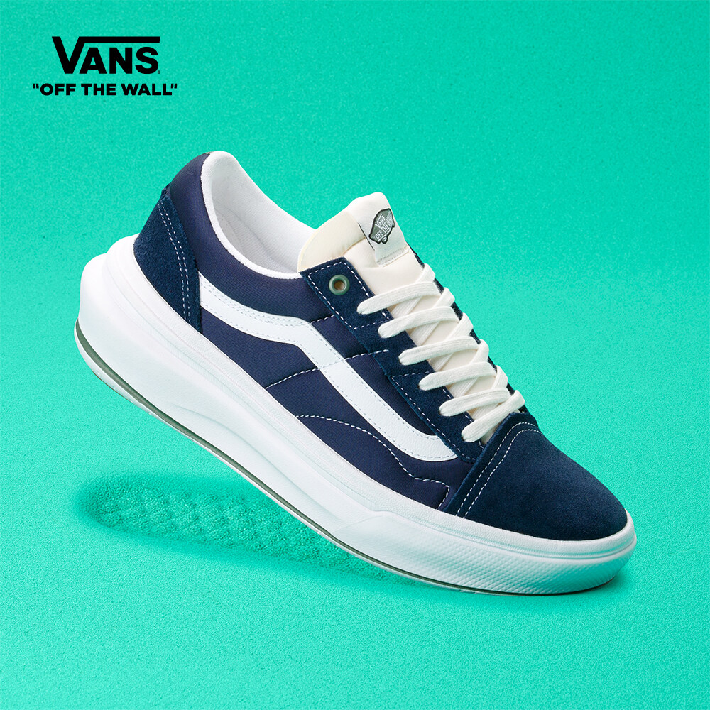 Vans Pop Color Old Skool Overt ComfyCush Sneakers Women (Unisex US Size) BLUE VN0A7Q5ELKZ1